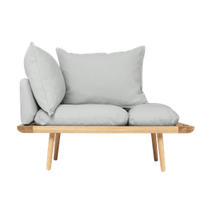Umage Lounge Around 1½-seters Sofa Eik/sterling Sølv