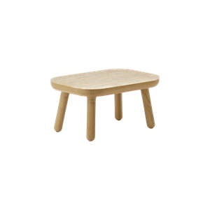 Umage Paff Sidebord Lav Eik/Travertin