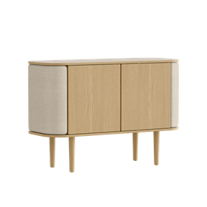 Umage Treasures-skap Eik/hvit Sand