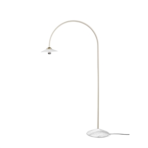 Valerie Object Stålampe N2 Gulvlampe Elfenben/Marmor