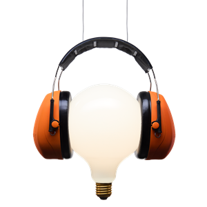 Ingo Maurer Shhh! Taklampe Arancio