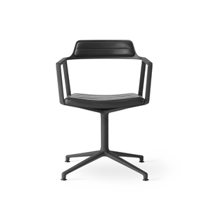 Vipp 452 Svingstol Sort Lær