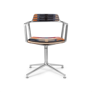 Vipp 452 Svingstol Gjestehusutgave Todos Santos Mexico Jacquard Stoff/ Aluminium