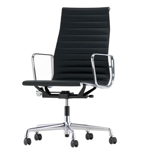 Vitra Aluminium EA 119 Kontorstol med Sving, Armlener og Vippemekanisme