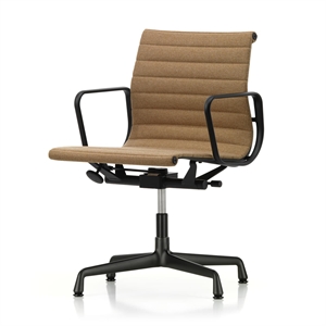Vitra Aluminium EA 132 Kontorstol med Sving og Armlener Papyrus