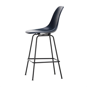 Vitra Eames Glassfiberbarkrakk Medium Blå/ Sort