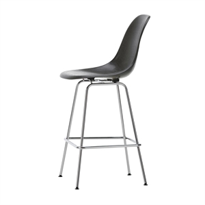 Vitra Eames Glassfiberbarkrakk Medium Elefantskinn Grå/ Krom