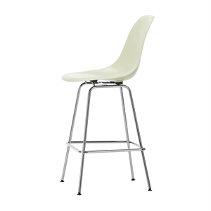 Vitra Eames Glassfiberbarkrakk Medium Pergament/ Krom