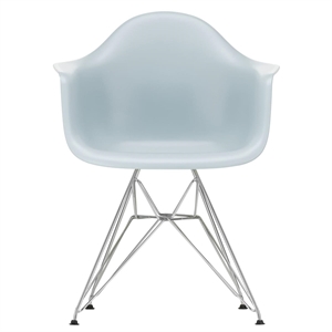 Vitra Eames Plastic RE DAR Spisestuestol Is/Krom