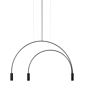 Estiluz Volta Taklampe Sort 3 Lyskilder