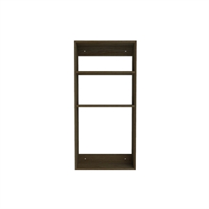 We Do Wood tre kvadratiske hyller røkt eik