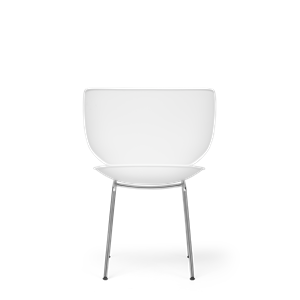 Moooi Hana Spisestol Utrukket Sett med 2 Hvit/ Krom