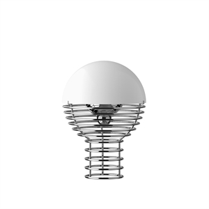 Verner Panton Wire Bærbar Lampe Hvit