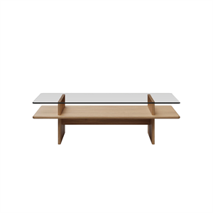 Woud Parallelt Salongbord 120x60 Hvitpigmentert Eik