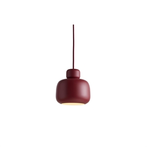 Woud Stone Taklampe Dyp Rød