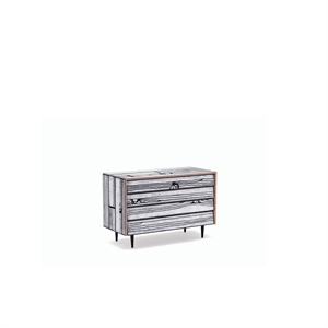 Established & Sons Wrongwoods Kommode L10.9 Hvit/ Sort